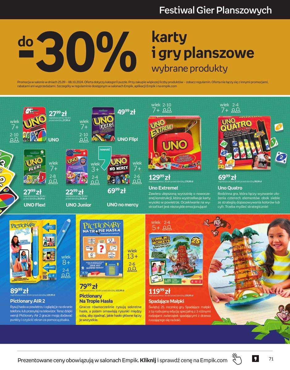 Gazetka promocyjna empik str. 71