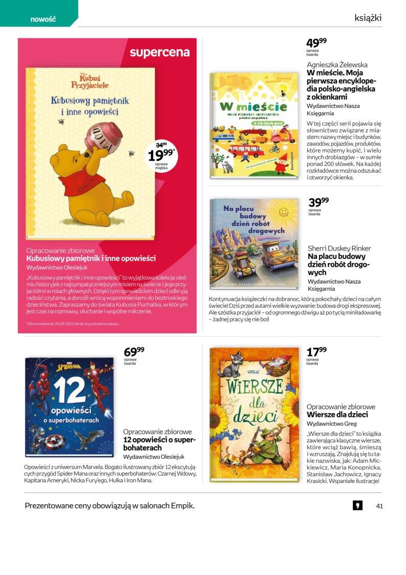 Gazetka promocyjna empik str. 41
