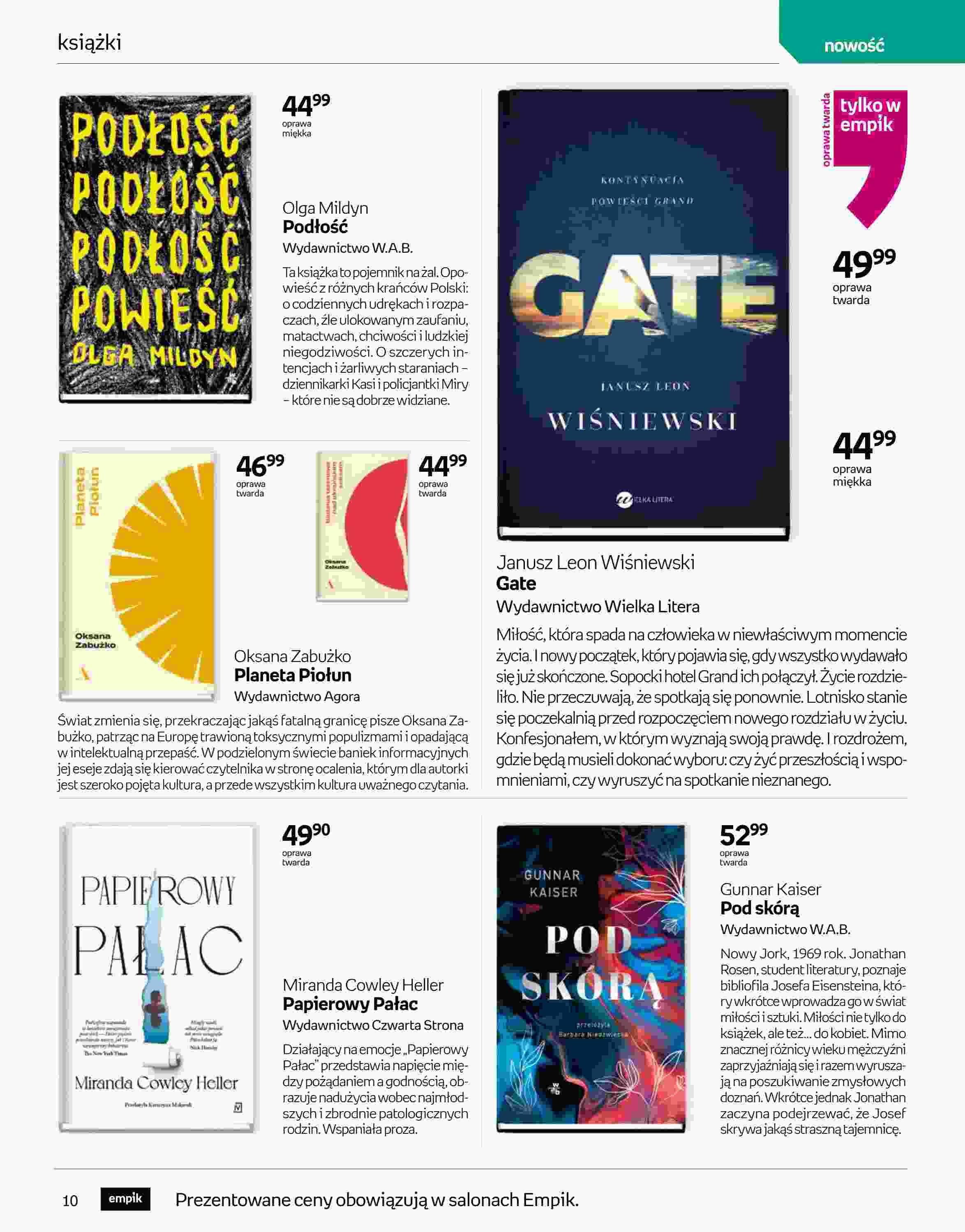 Gazetka promocyjna empik str. 10