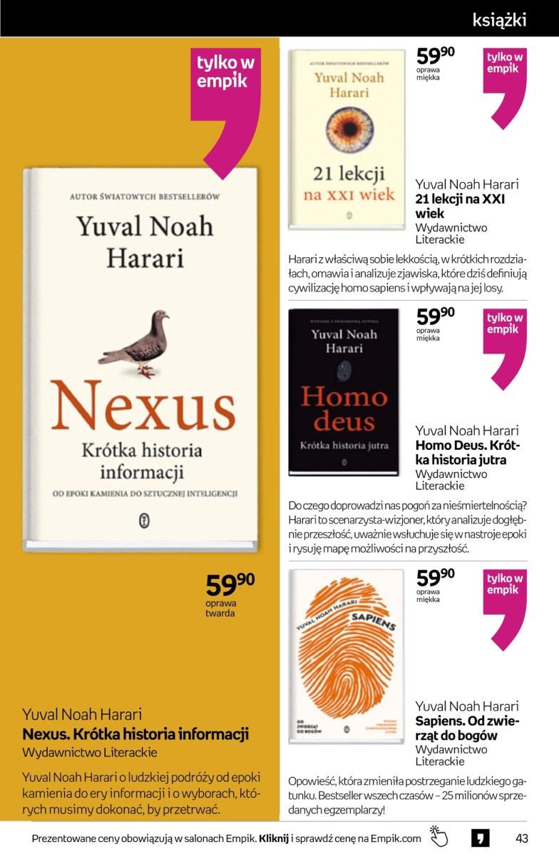 Gazetka promocyjna empik str. 43