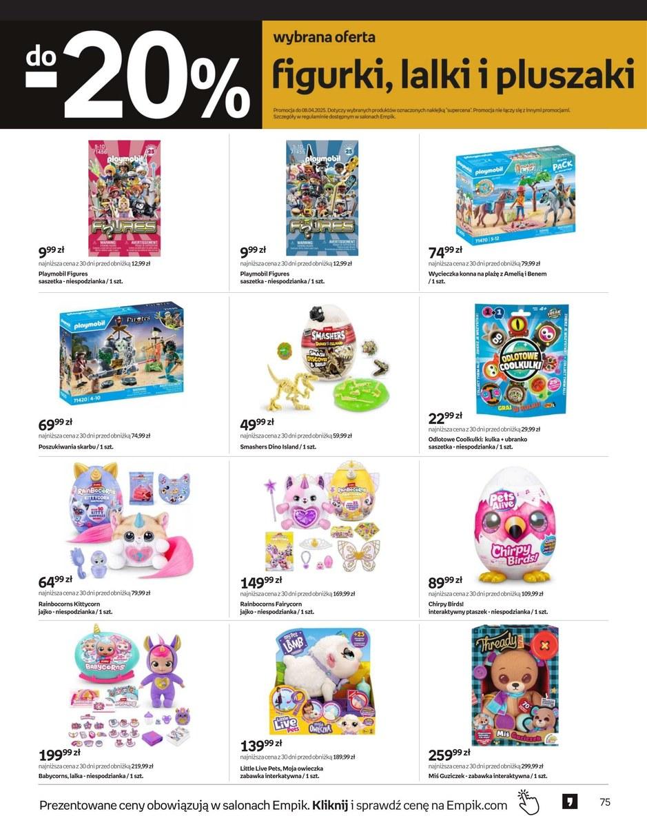 Gazetka promocyjna empik str. 75