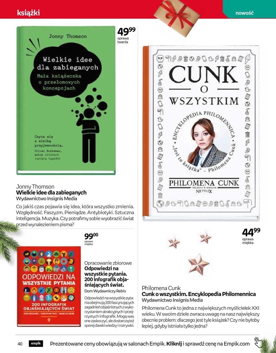 Gazetka promocyjna empik str. 40