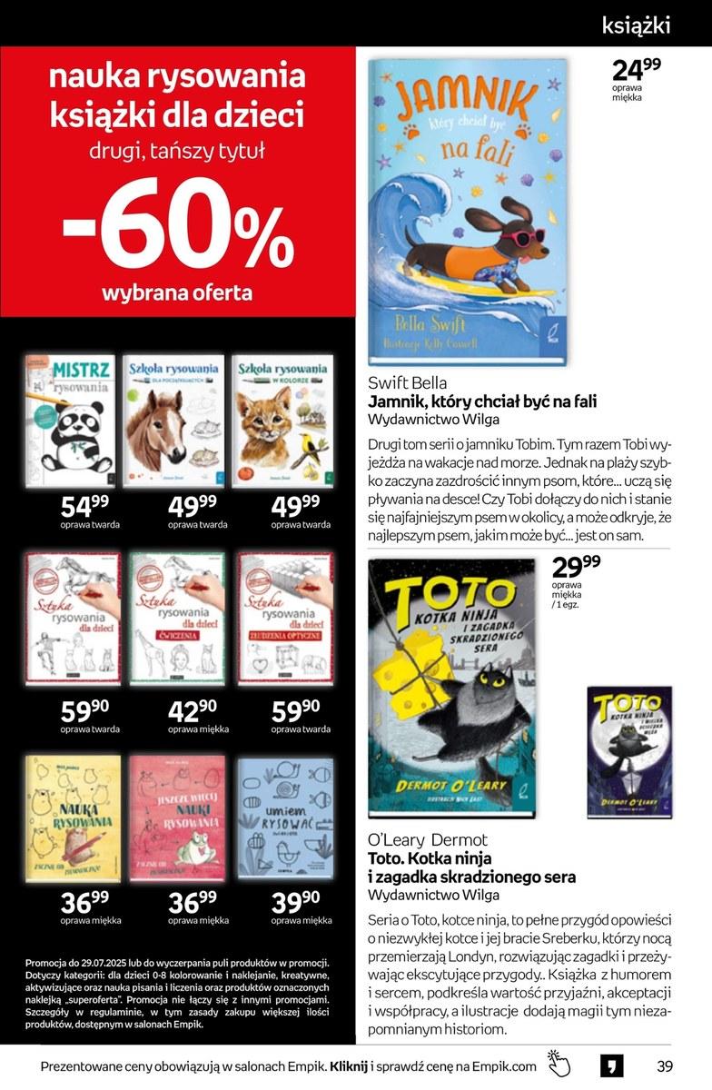 Gazetka promocyjna empik str. 39