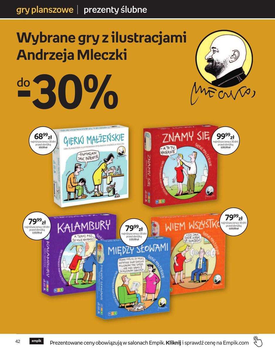 Gazetka promocyjna empik str. 42