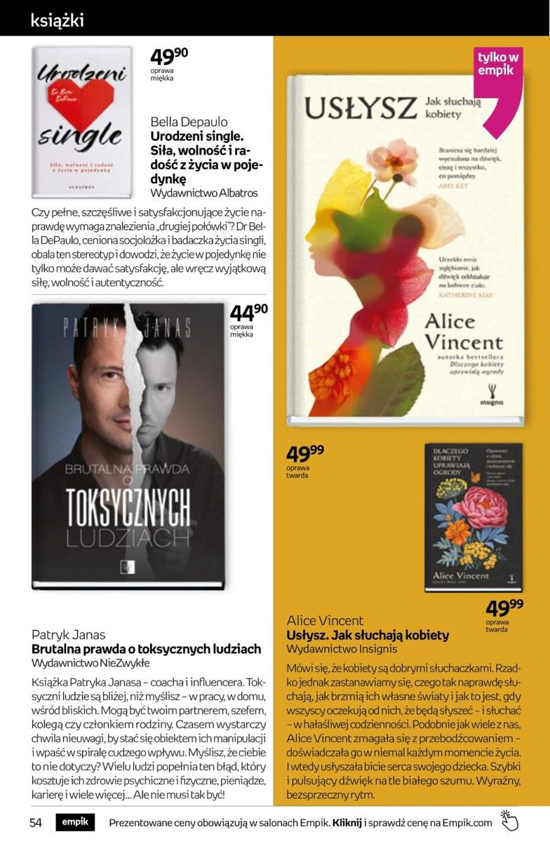 Gazetka promocyjna empik str. 54