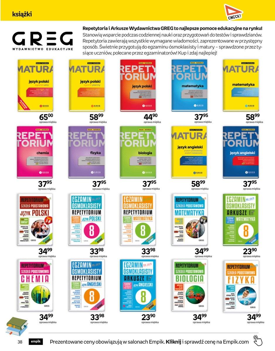 Gazetka promocyjna empik str. 38