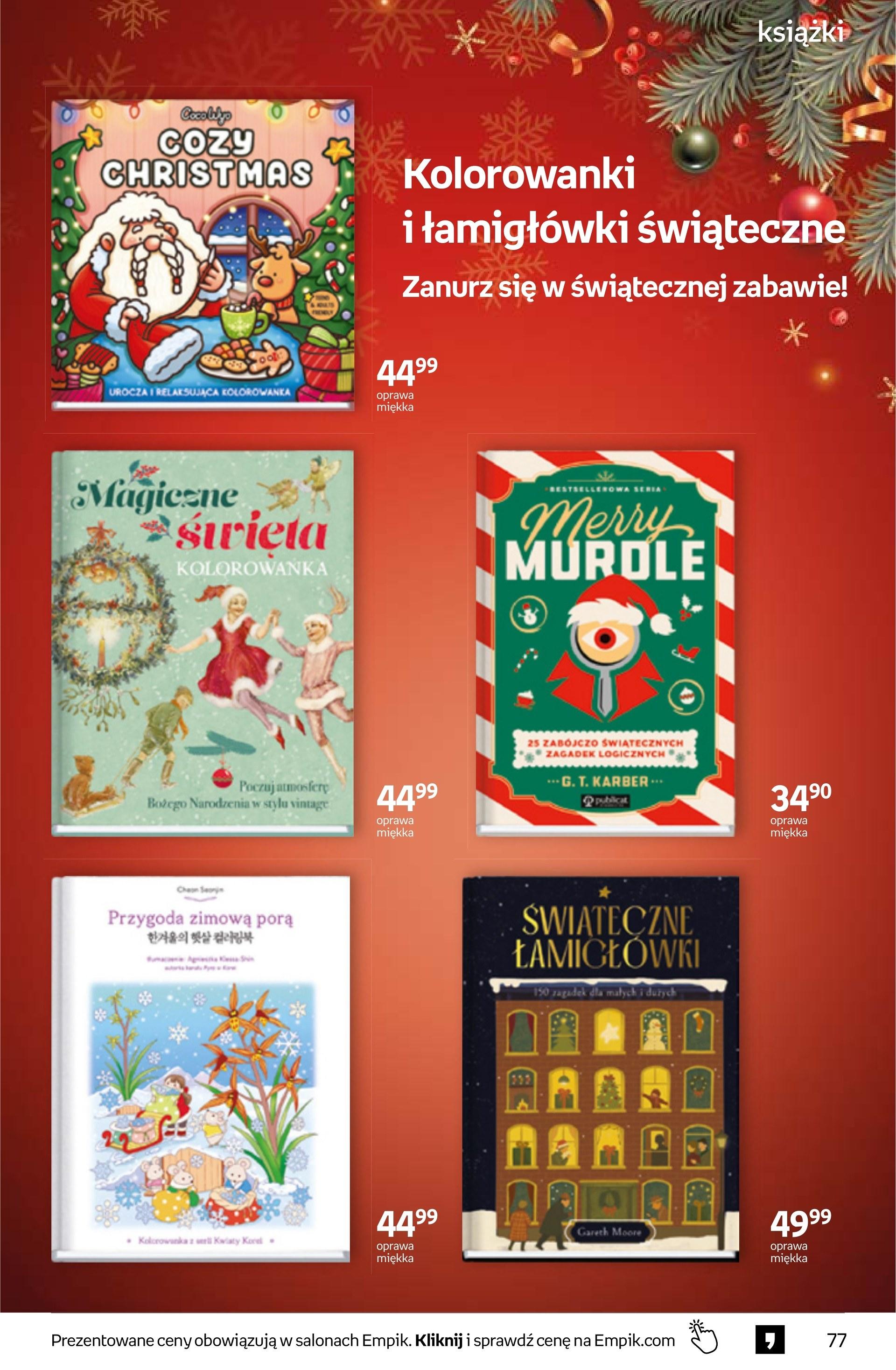 Gazetka promocyjna empik str. 77