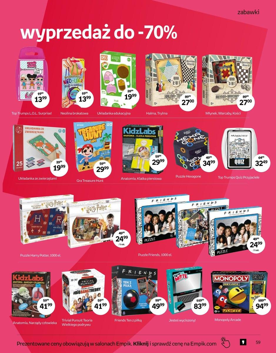 Gazetka promocyjna empik str. 59
