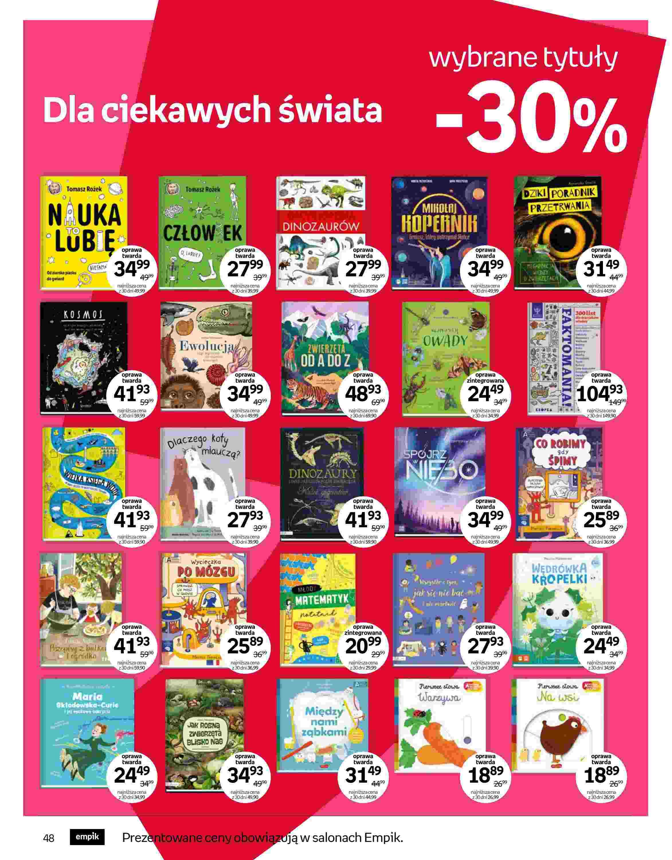 Gazetka promocyjna empik str. 48