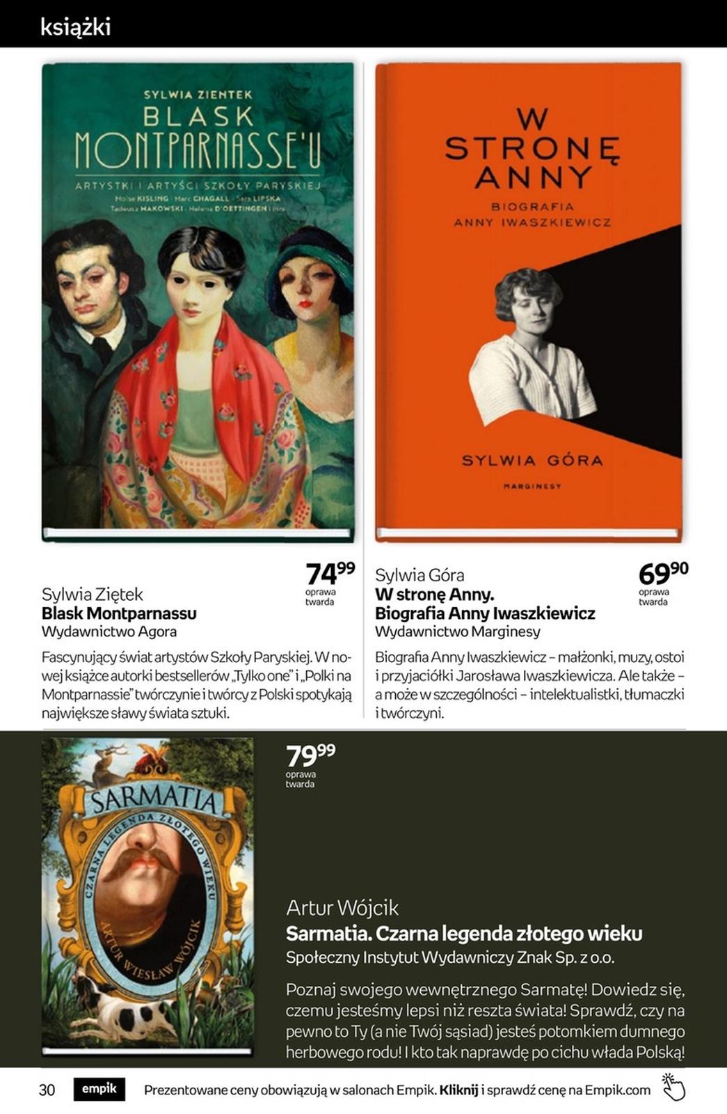 Gazetka promocyjna empik str. 30
