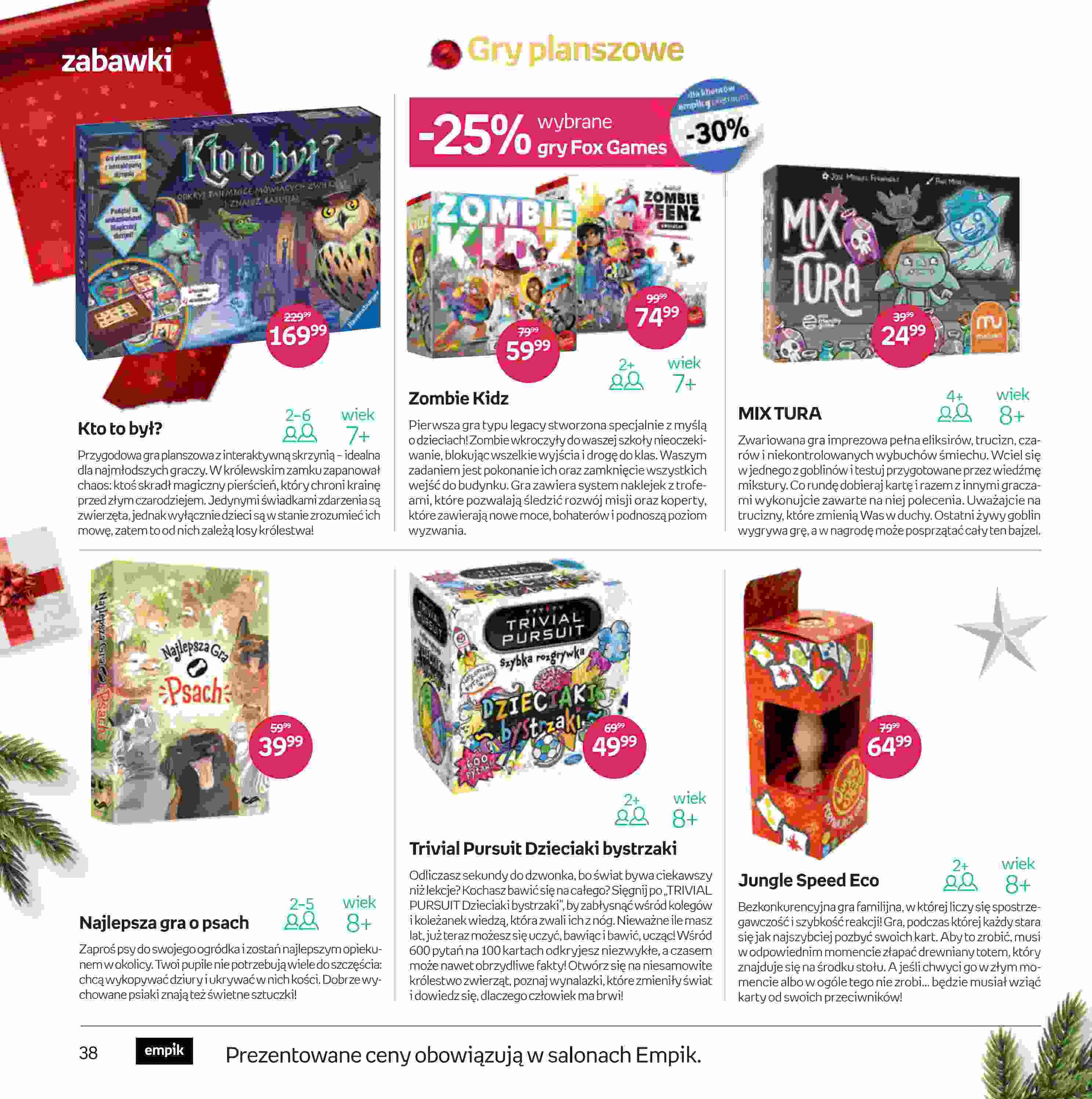 Gazetka promocyjna empik str. 38