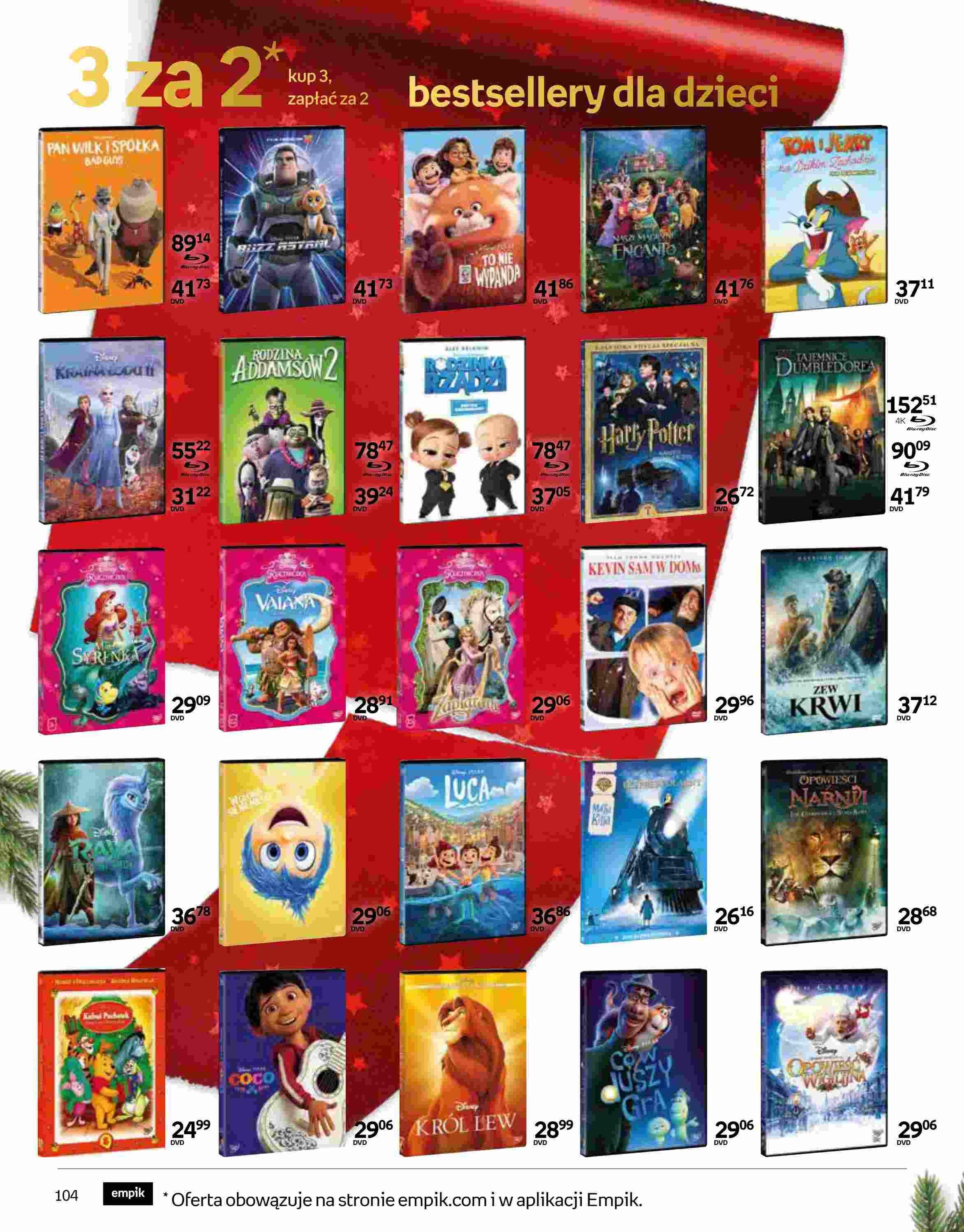 Gazetka promocyjna empik str. 104