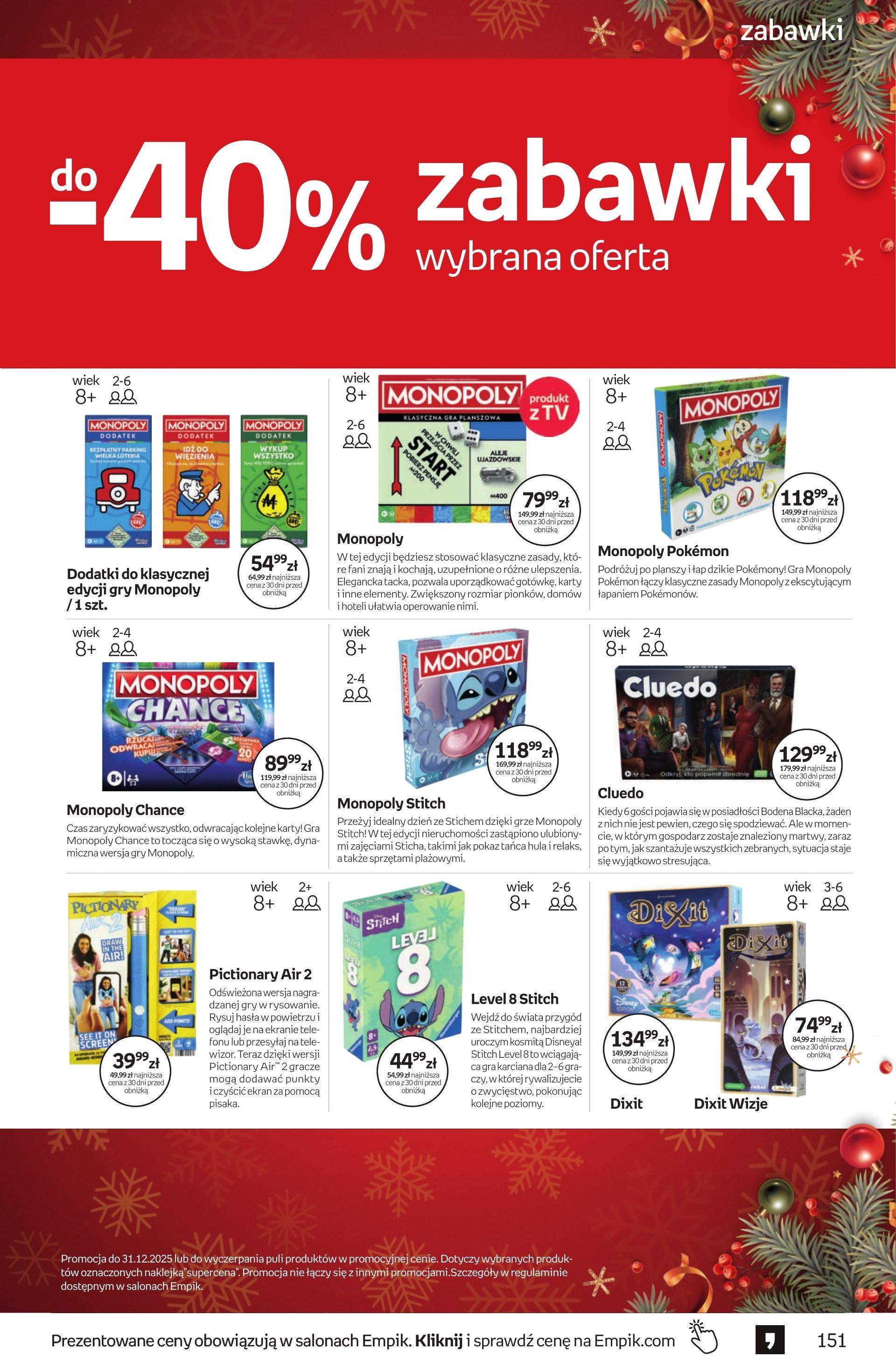 Gazetka promocyjna empik str. 151