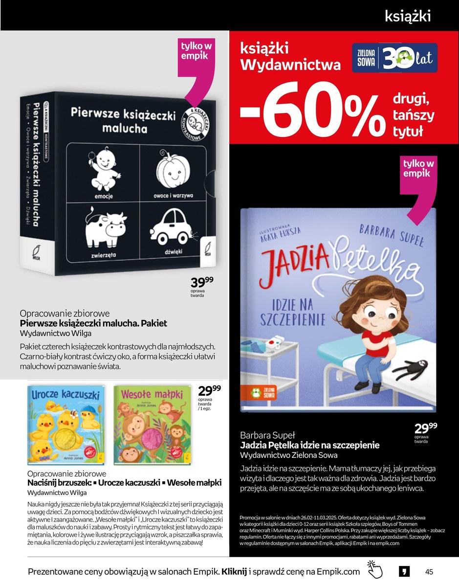 Gazetka promocyjna empik str. 45