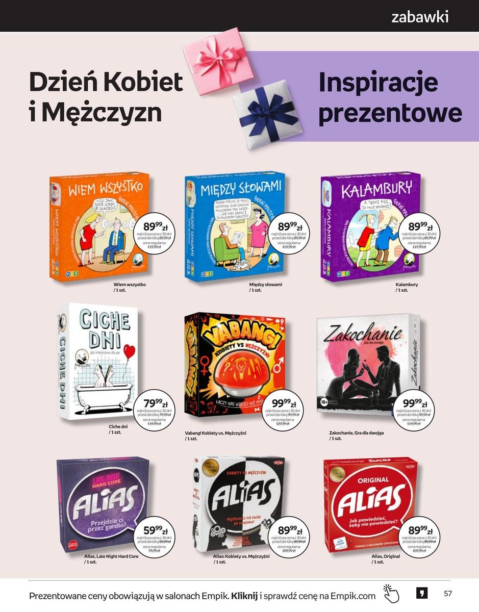 Gazetka promocyjna empik str. 57