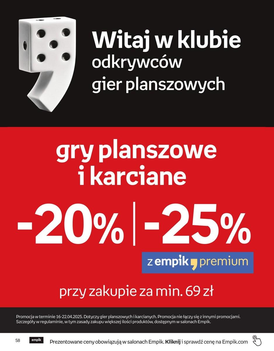 Gazetka promocyjna empik str. 58