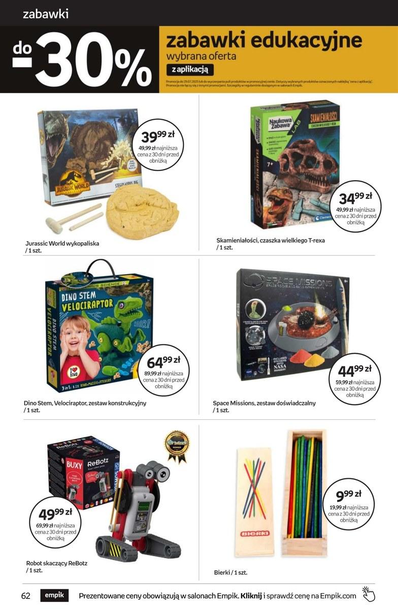 Gazetka promocyjna empik str. 62