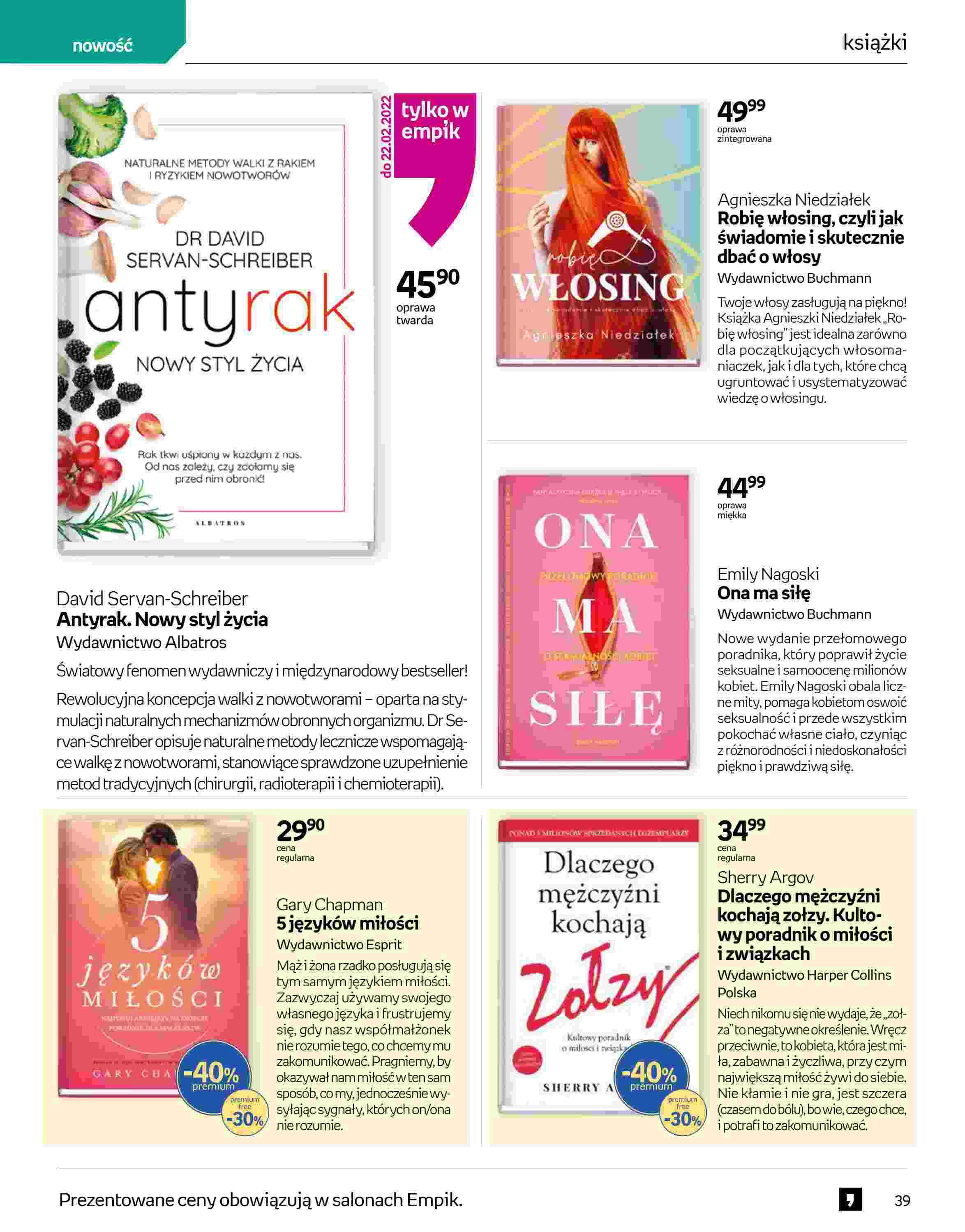 Gazetka promocyjna empik str. 39