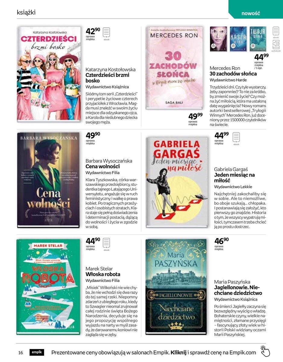 Gazetka promocyjna empik str. 16