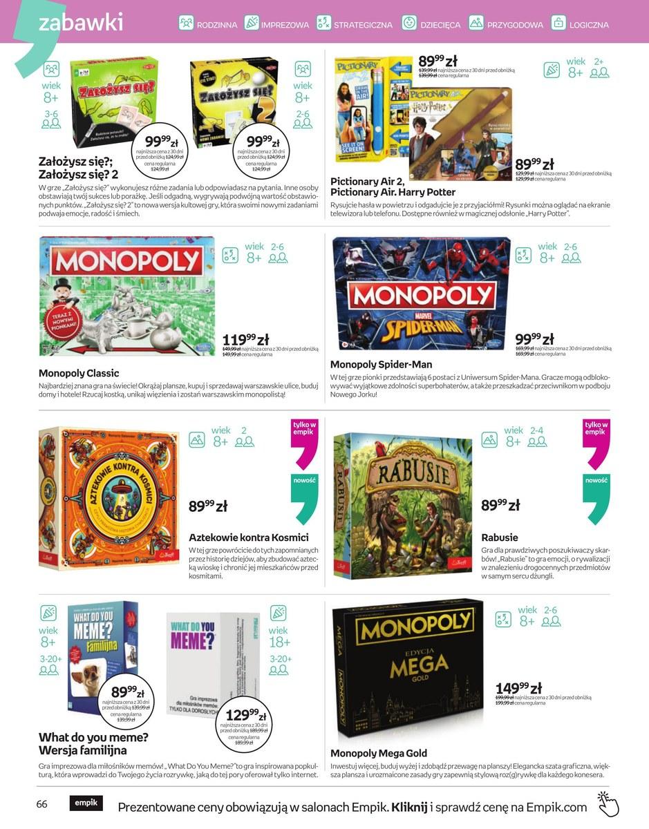 Gazetka promocyjna empik str. 66