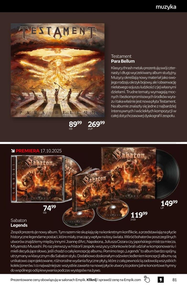 Gazetka promocyjna empik str. 81