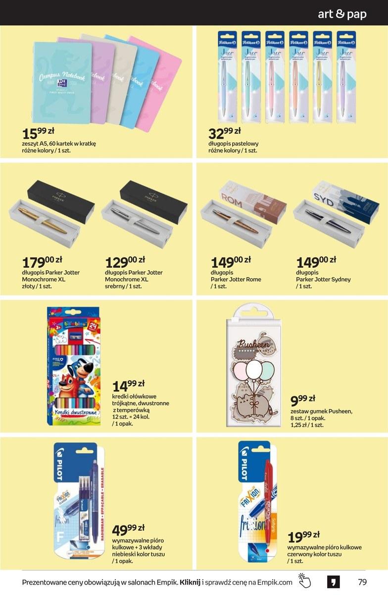 Gazetka promocyjna empik str. 79