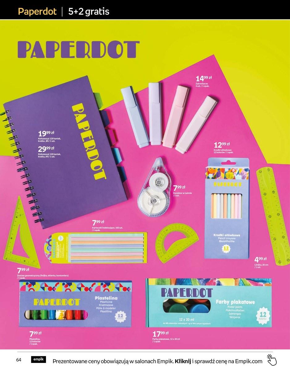 Gazetka promocyjna empik str. 64