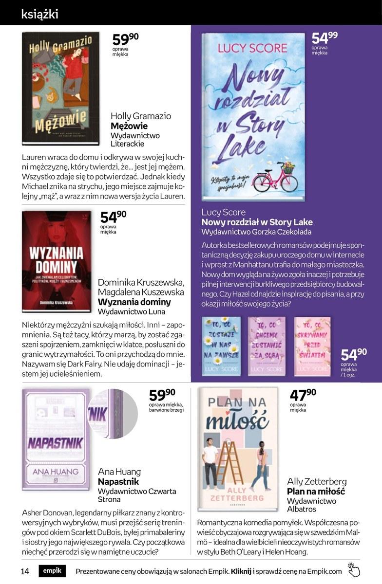 Gazetka promocyjna empik str. 14