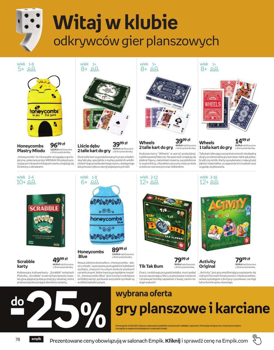 Gazetka promocyjna empik str. 78
