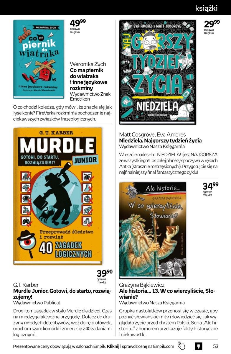 Gazetka promocyjna empik str. 53