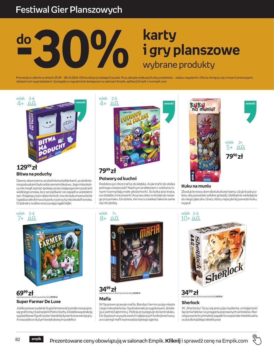 Gazetka promocyjna empik str. 82