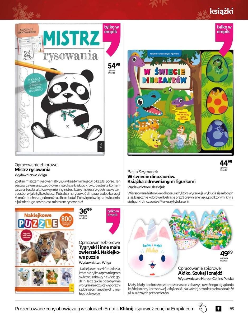 Gazetka promocyjna empik str. 85