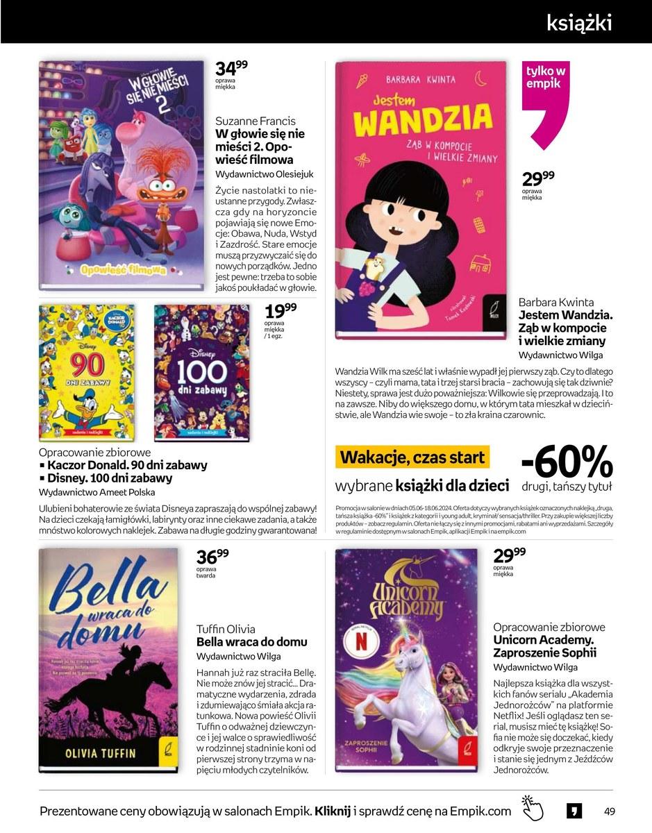 Gazetka promocyjna empik str. 49
