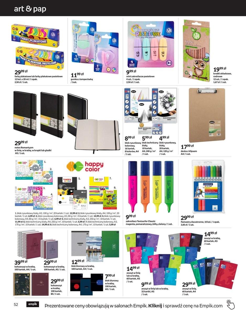 Gazetka promocyjna empik str. 52