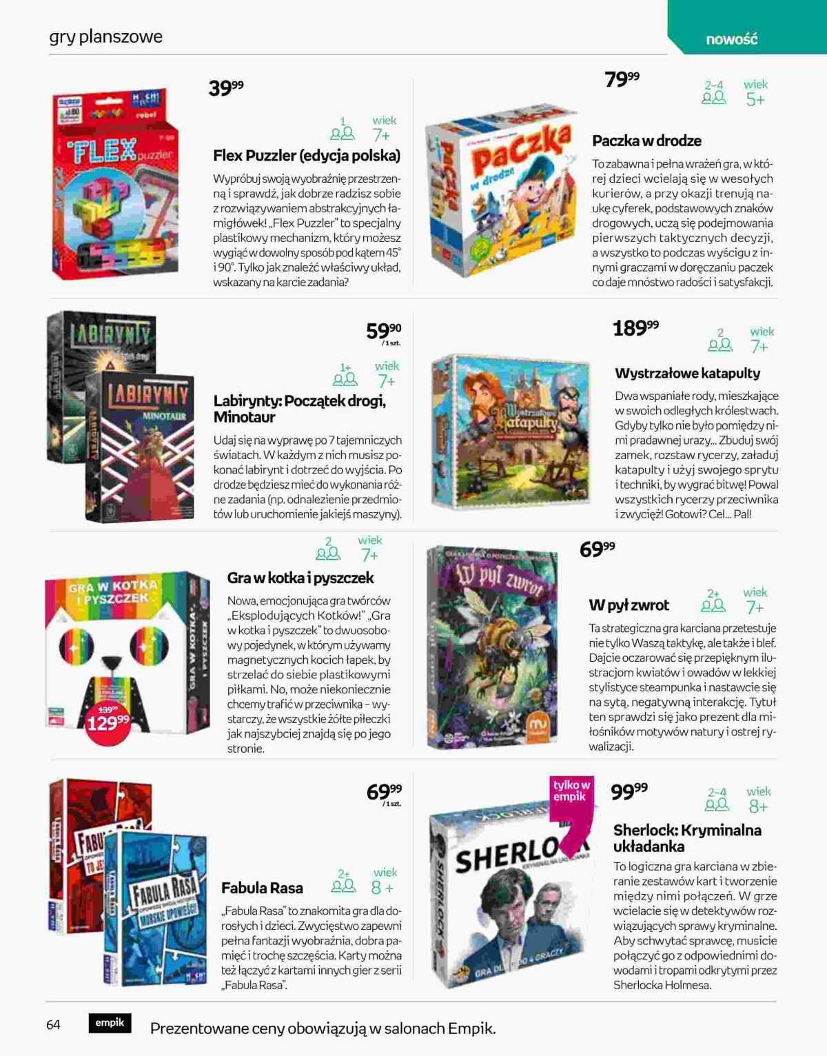 Gazetka promocyjna empik str. 64