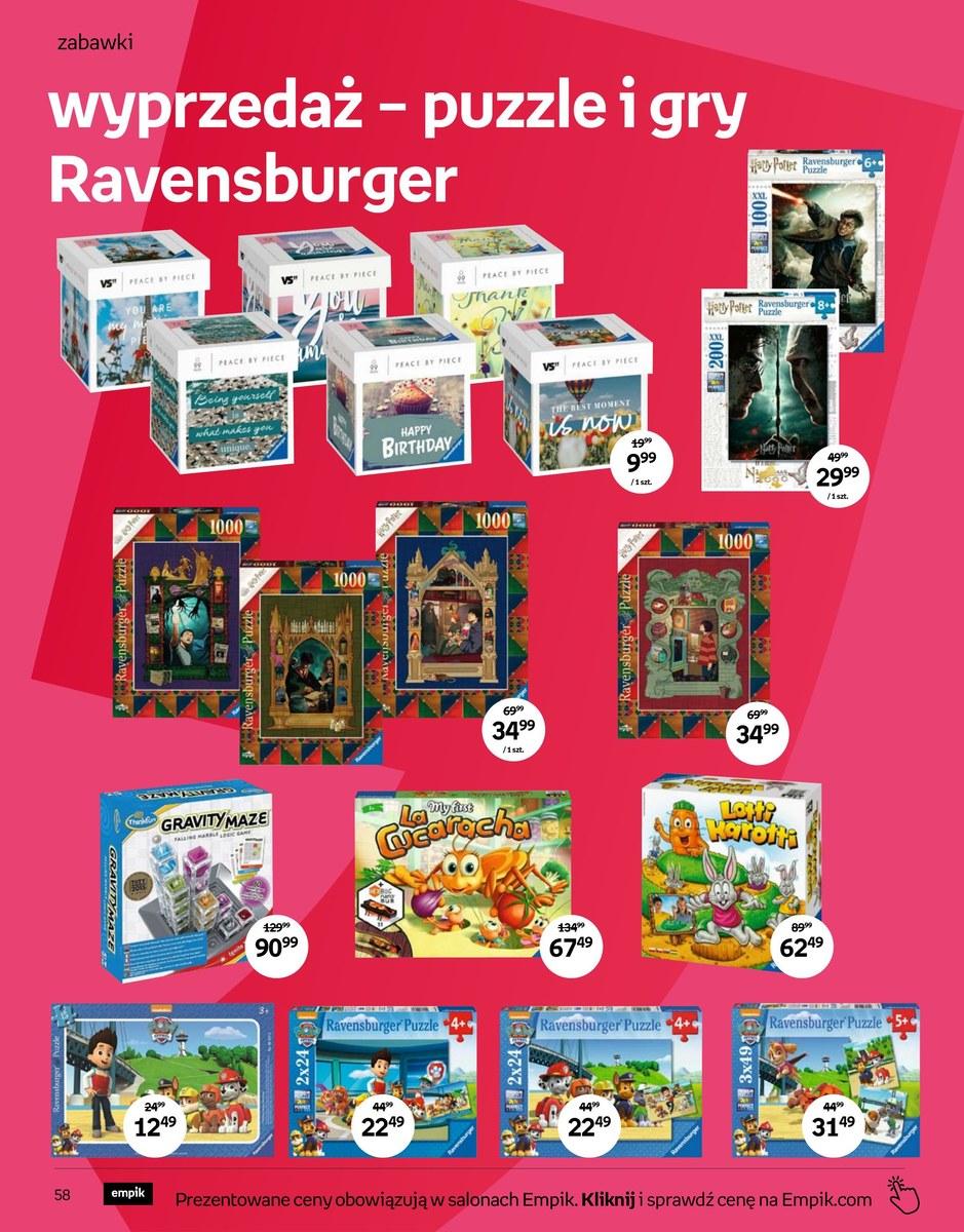 Gazetka promocyjna empik str. 58