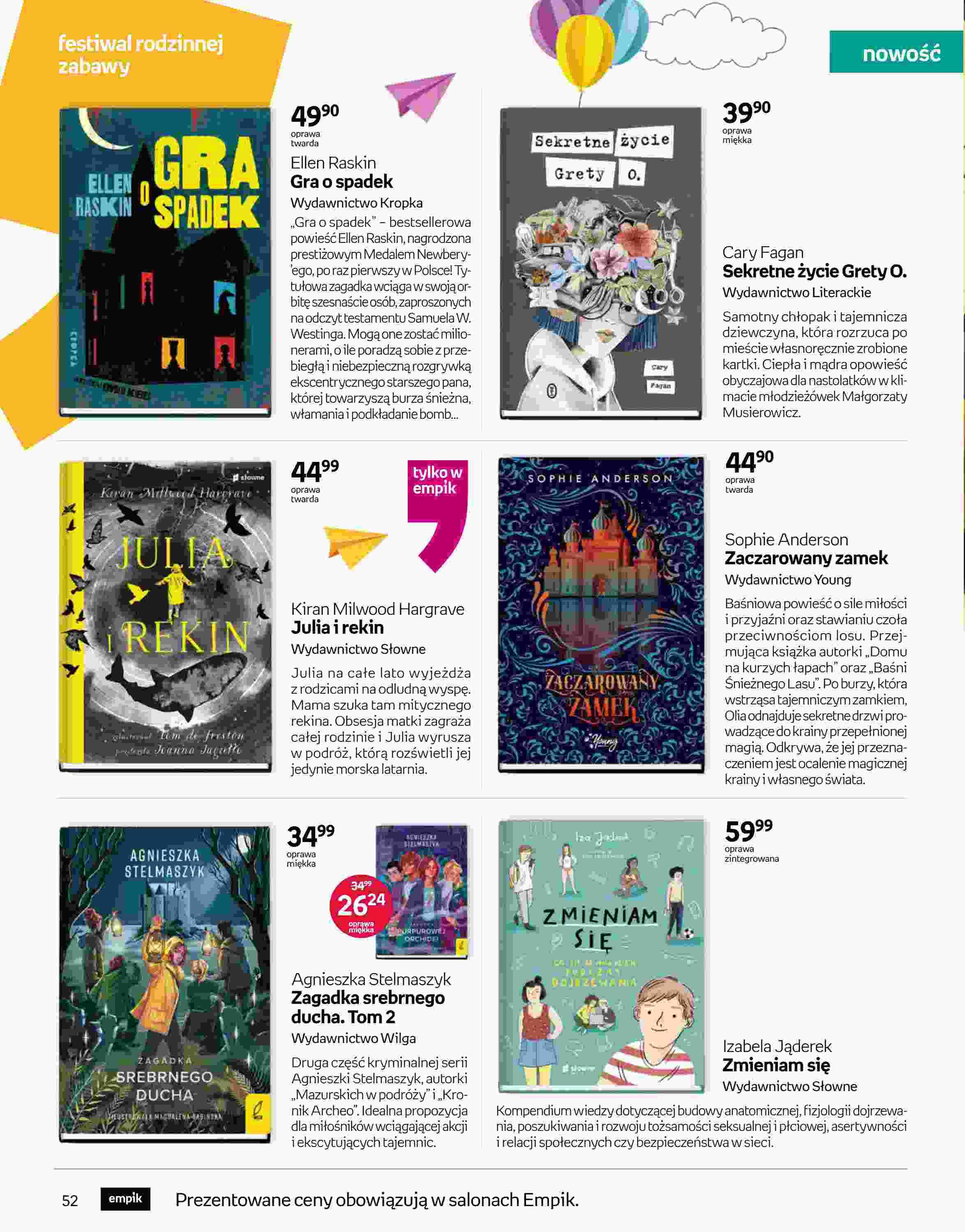 Gazetka promocyjna empik str. 52