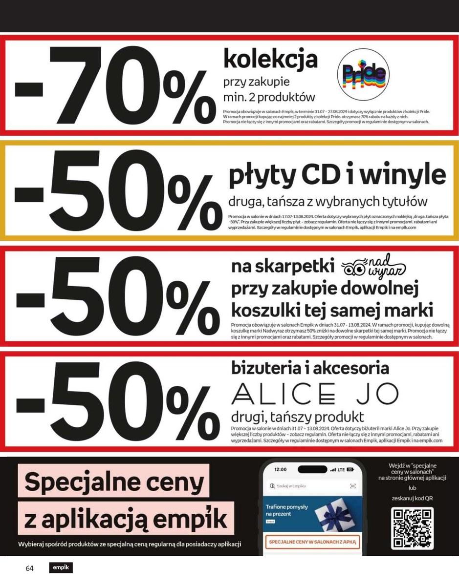 Gazetka promocyjna empik str. 64