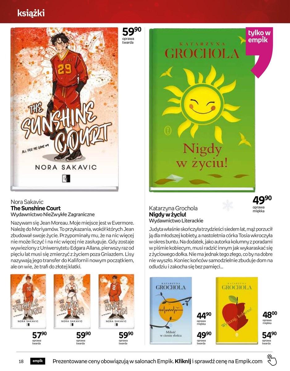 Gazetka promocyjna empik str. 18