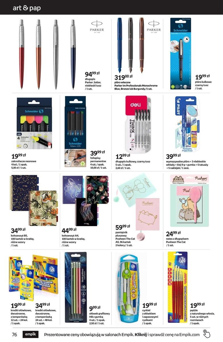 Gazetka promocyjna empik str. 76