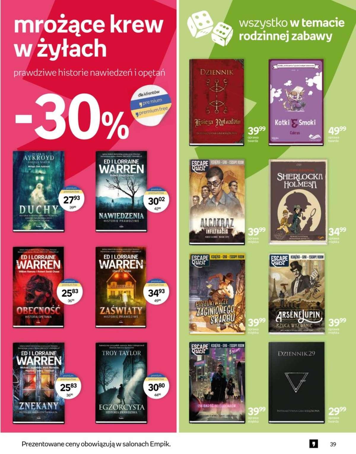 Gazetka promocyjna empik str. 39