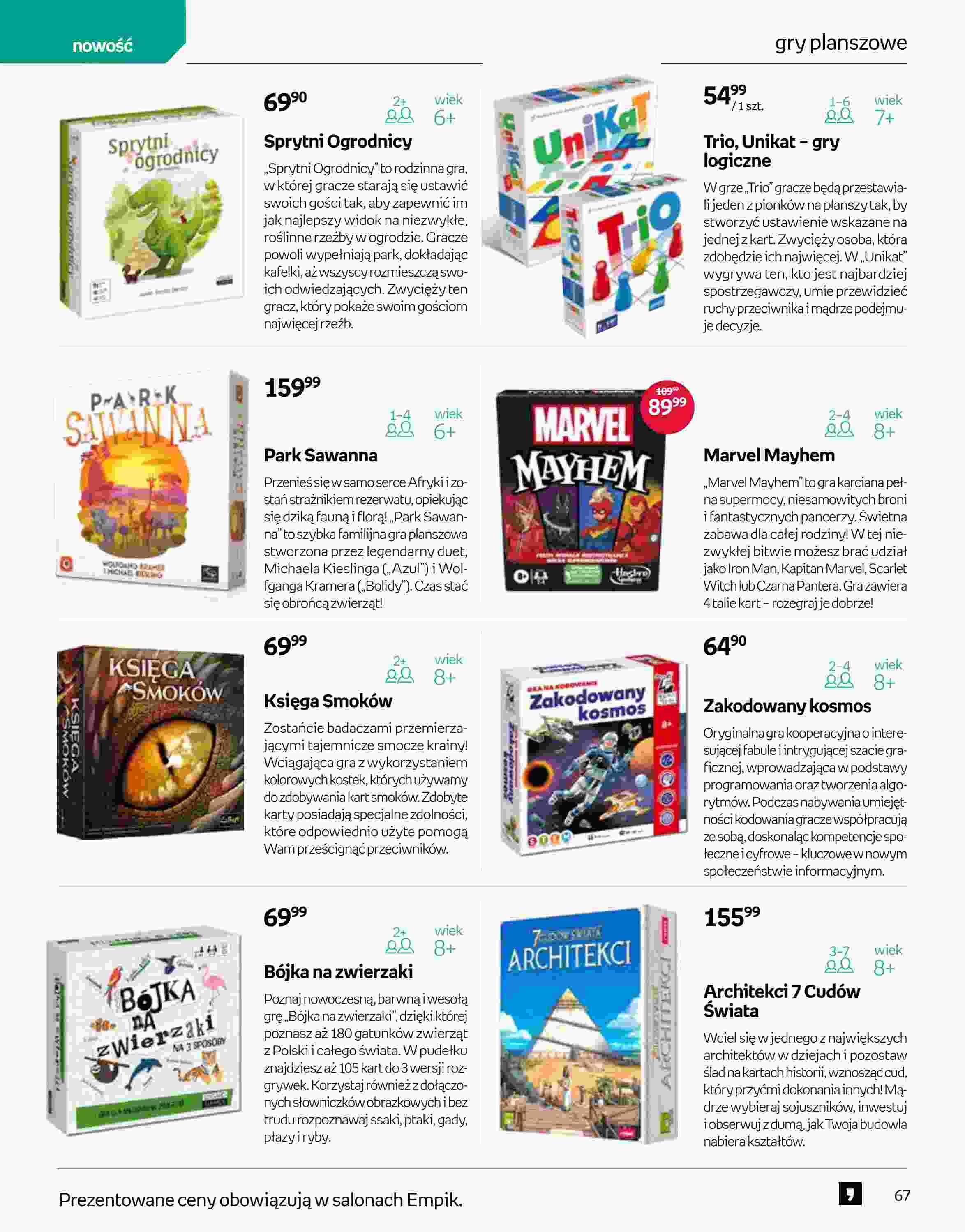 Gazetka promocyjna empik str. 67