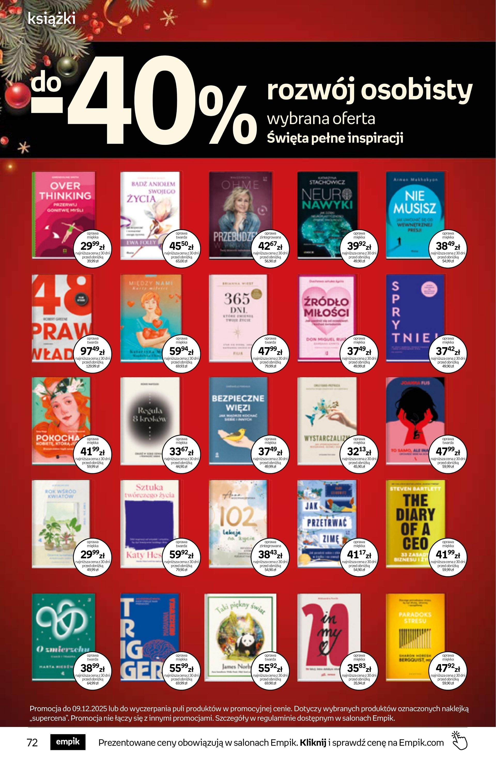 Gazetka promocyjna empik str. 72