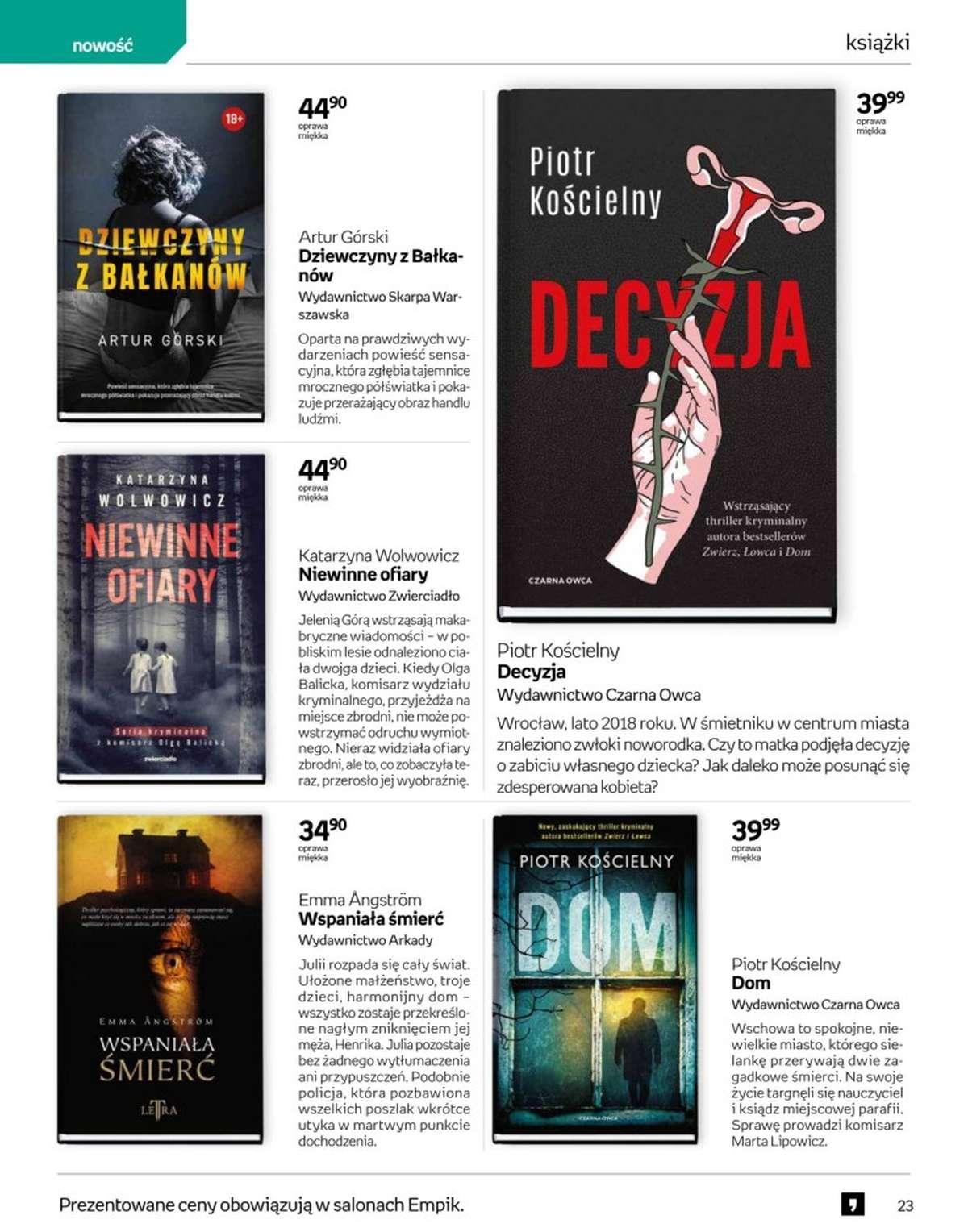 Gazetka promocyjna empik str. 23