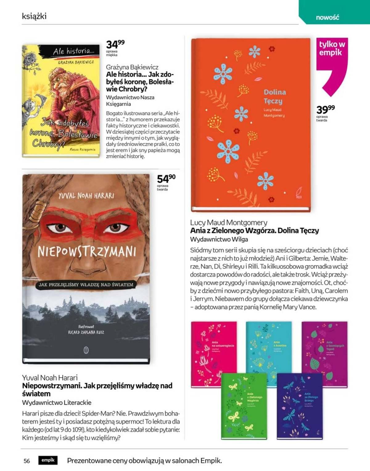 Gazetka promocyjna empik str. 56
