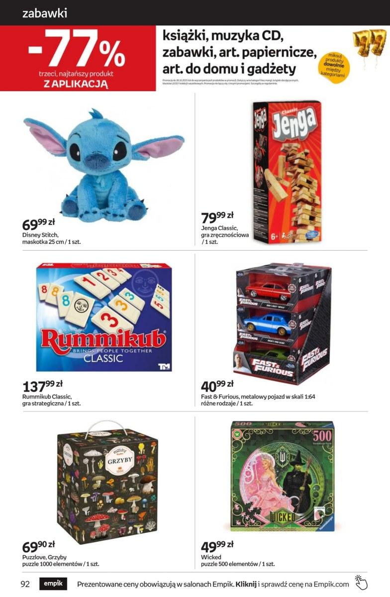 Gazetka promocyjna empik str. 92