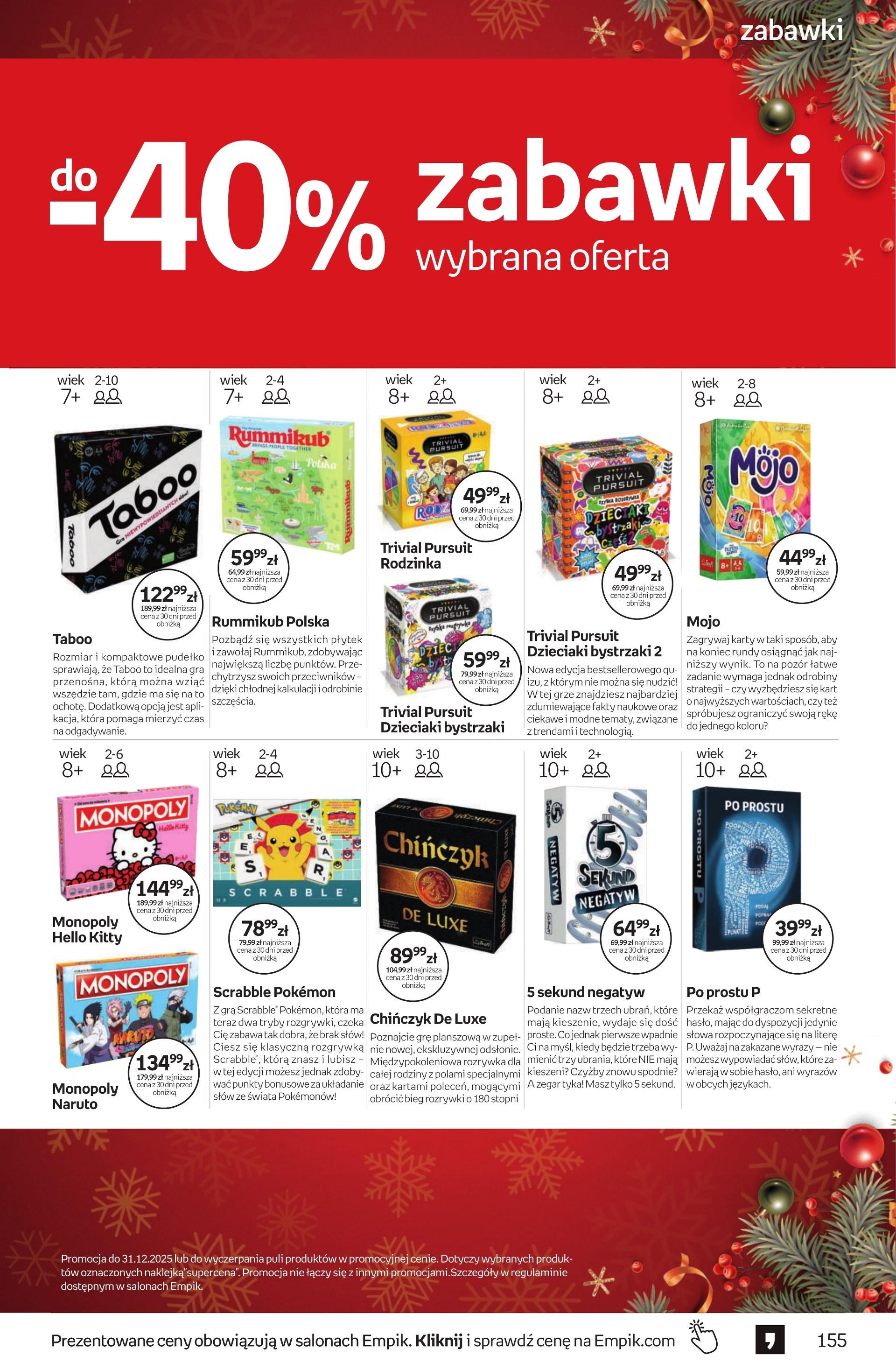 Gazetka promocyjna empik str. 155