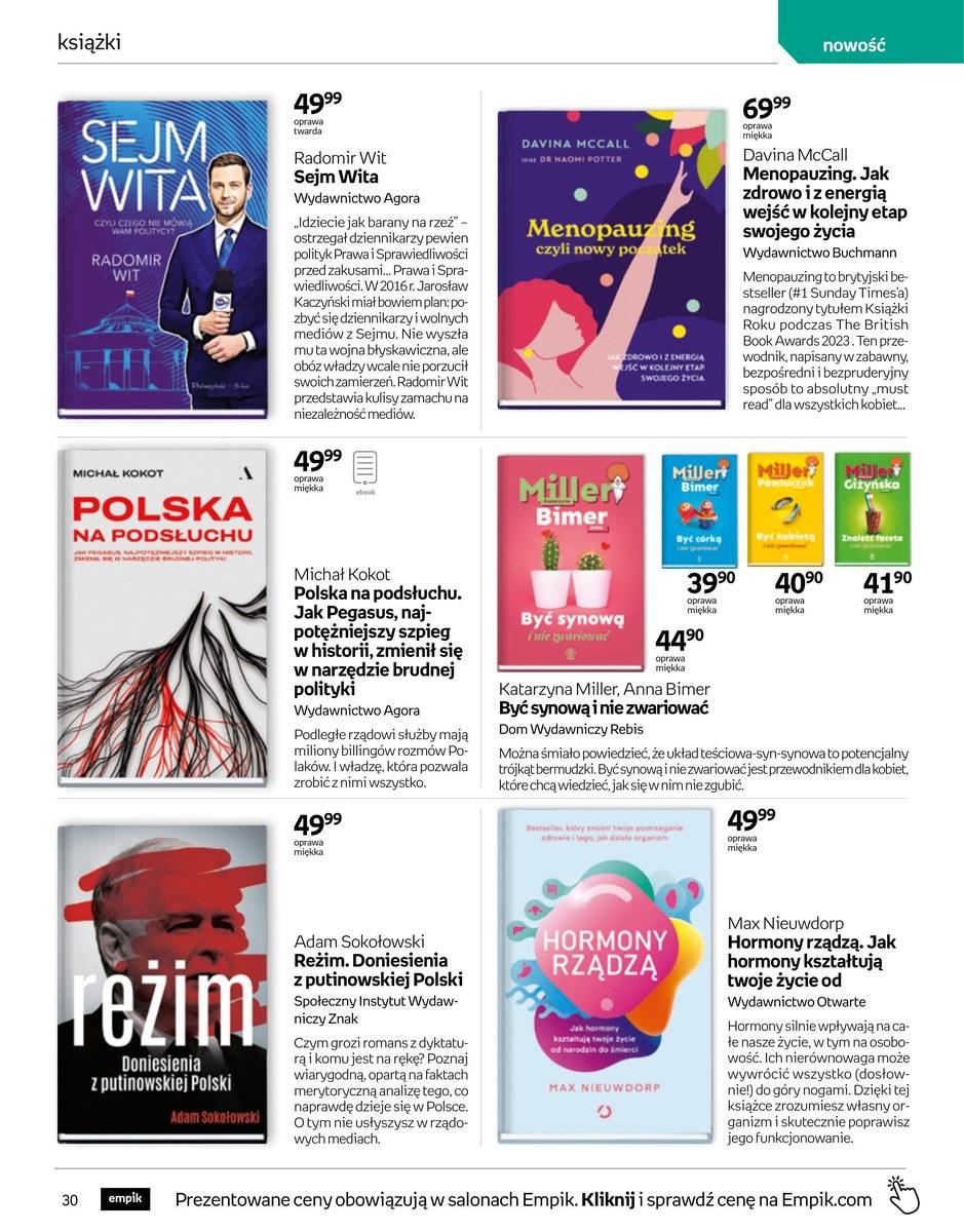 Gazetka promocyjna empik str. 30