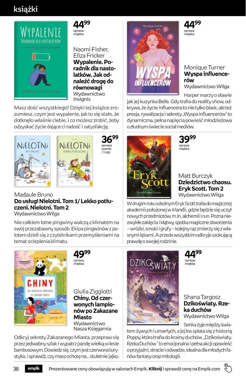 Gazetka promocyjna empik str. 38