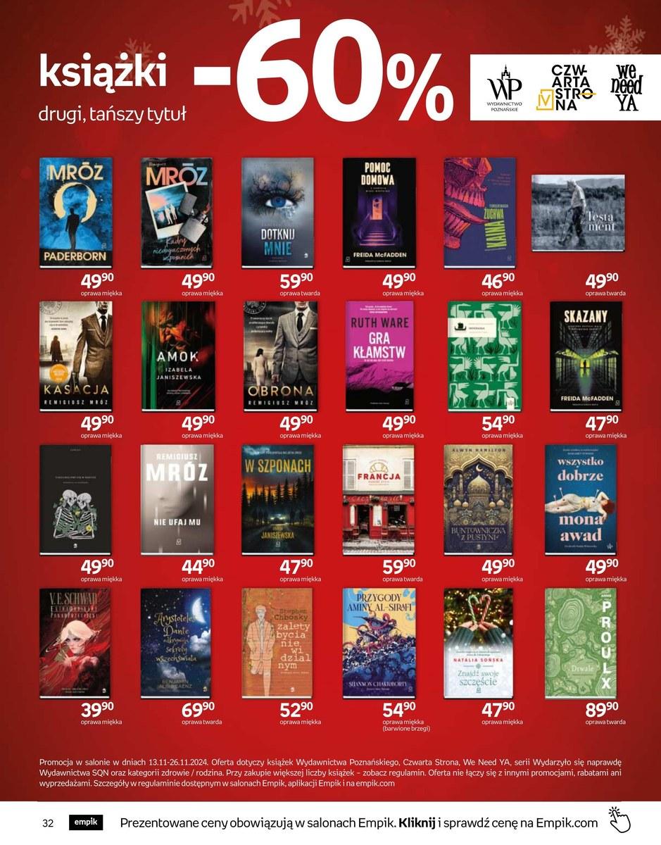 Gazetka promocyjna empik str. 32